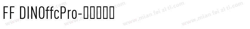 FF DINOffcPro字体转换